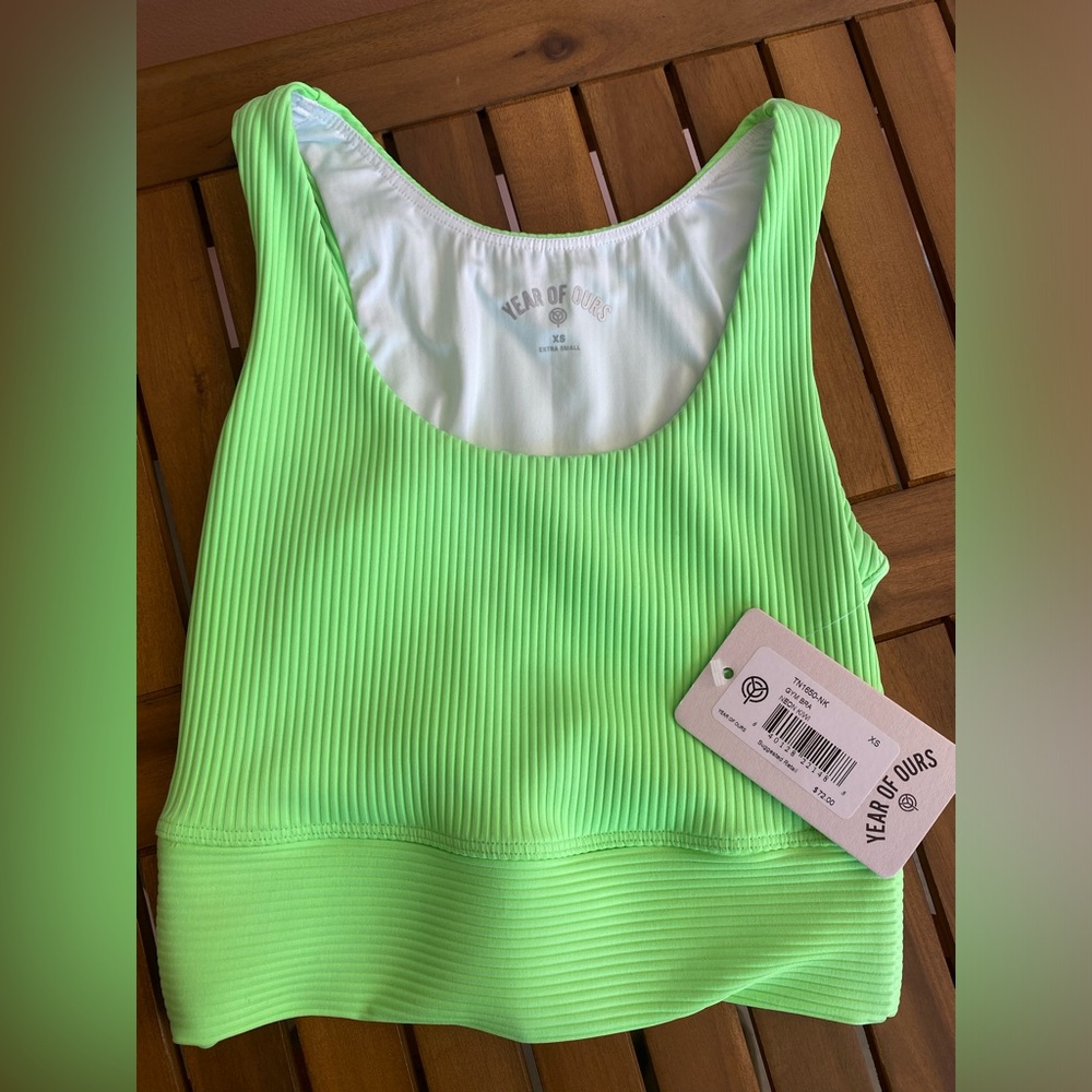 NEW W TAGS Limited Edition Neon Kiwi Bra